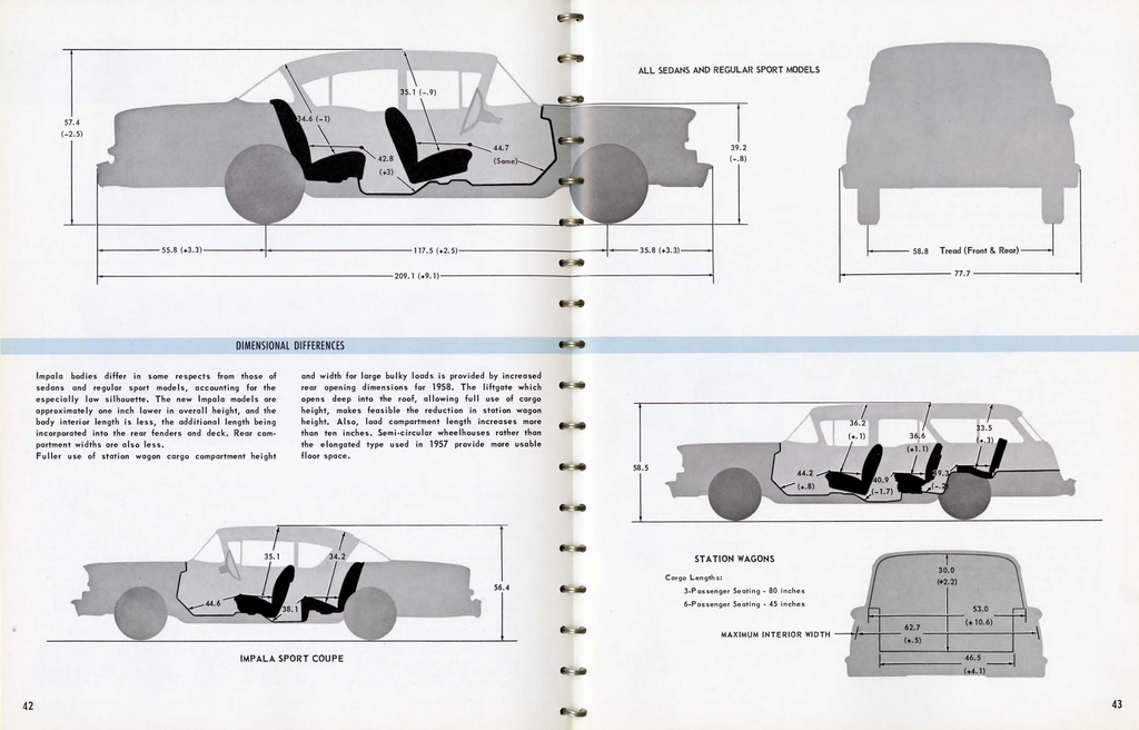 1958 Chevrolet Engineering Features Booklet Page 74